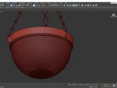 Winfield Pendant Light Low-poly 3D model