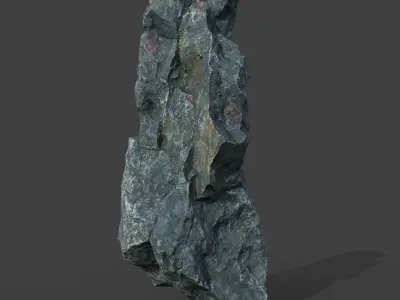 Sharp Rock 220419 - Ultra HD 16K Textures Low-poly 3D model