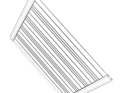 Wooden Fence 3D model