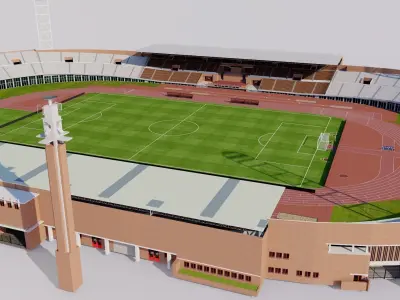 Olympic Stadium Amsterdam - Netherlands 3D model