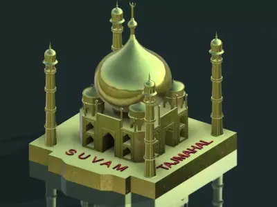 Tajmahal 3D print model