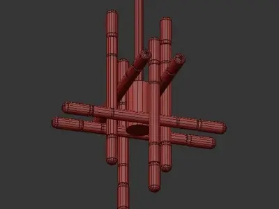 LE PENTAGONE PENDANT 3D model