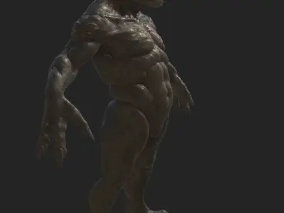 Yoda Starwars Fan Dark Side Low-poly 3D model