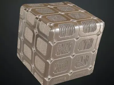 Silver Metal Grill Transparent PBR Seamless Texture purchase