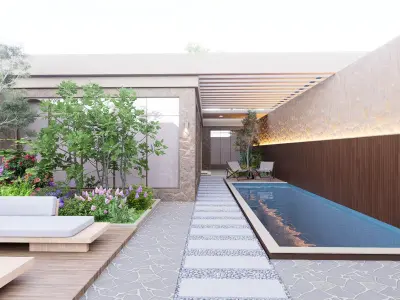 Coastal Resort 3D model