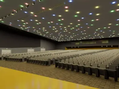 3d model Auditorium MICO  3D model