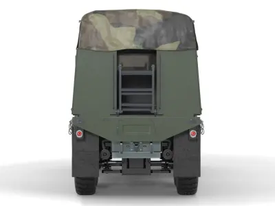 Generic Military Truck 02 3D model