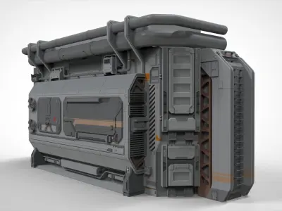 Sci Fi Modular Environment 2 3D model