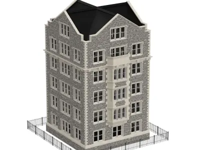 Old house 6 from New York 3D model