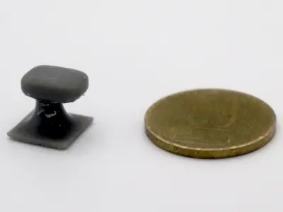 HO Set of 3 marine port bollard 2 train  3D print model