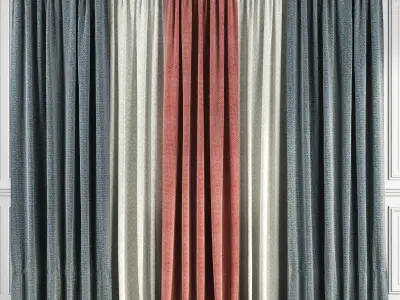 Curtain Set 89 3D model