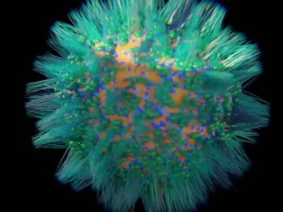 Sci-Fi Virus 3D model