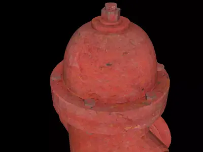 New York  Hydrant  Low-poly 3D model