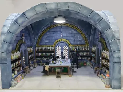 SEVERUS SNAPES LABORATORY 3D print model