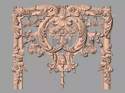Woodworking CNC Router 3D Relief STL models used for artcam E415 3D model