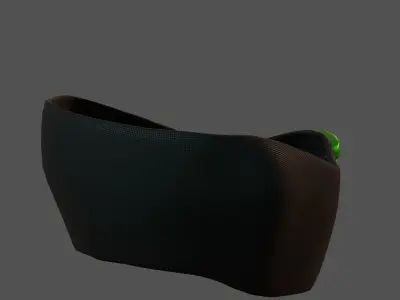 Gas mask helmet 3d model scifi Low-poly  Low-poly 3D model 200