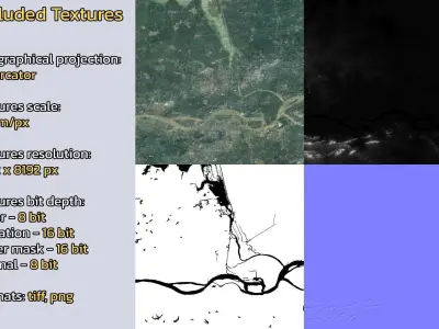 Yangzhou China City Landscape 3D Model 3D model