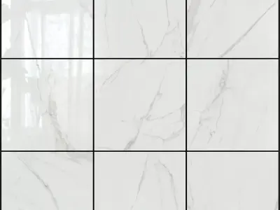 Yurtbay Seramik Afyon White 600x600 Set 2 3D model