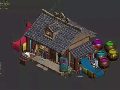 Commercial Building - Buzhuang 23 3D model