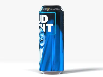 Bud Light Dylan Mulvaney commemorative can 3D model