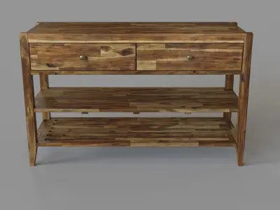 Jofran Beacon Street Sofa Table 3D model