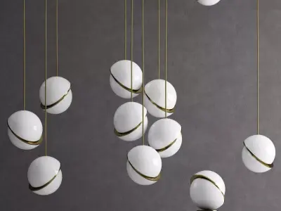 Lee Broom CRESCENT pendant lighting 3D model