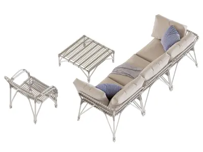 Vincent Sheppard Lucy Outdoor Set 3D model