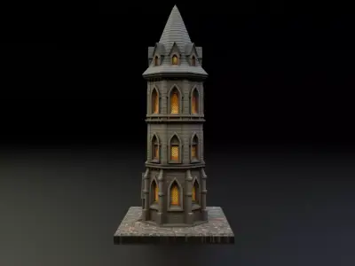 Medieval tower 3D print model