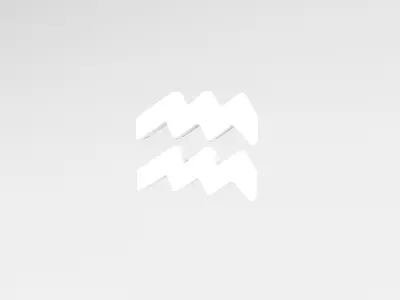 Aquarius v2 002 Low-poly 3D model