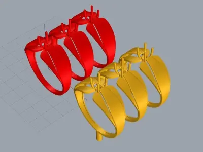 Ring Light weight 3D model collection 1            3D print model