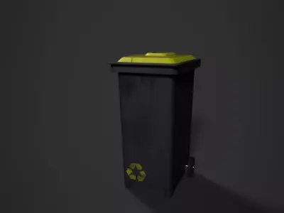 Street Trash PBR Model Low-poly 3D model