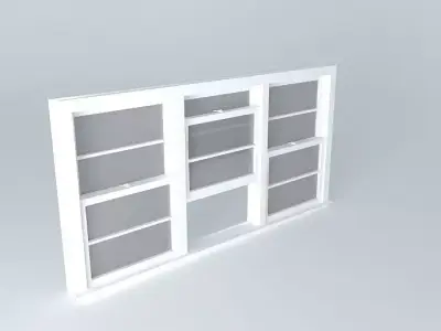 Window bookcase Free 3D model