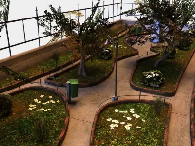 Bokanov plaza 3D model