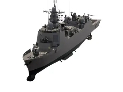 HELENIC COAST DESTROYER 3D model