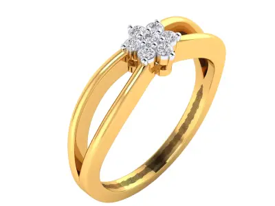  Women Ring Render 3dm STL MTL SLC JCD OBJ FBX Details 3D print model 2
