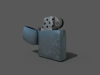 Realistic Lighter 3D model