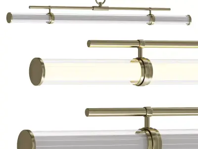 Riven LED Linear Suspension 3D model