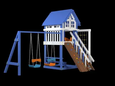 Slide Climber Playground  3D model