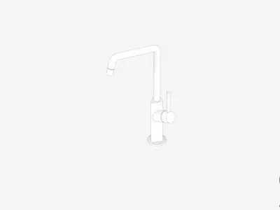 Sink Mixer - Luxury - Subtle - Squareline - 200 Low-poly 3D model