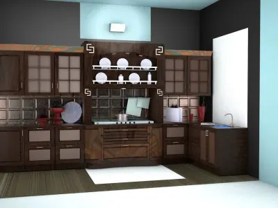 Modern Kitchen  3D model order