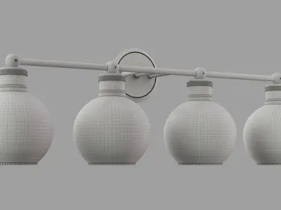 Breakwater Bay Nadya 4 light 3D model