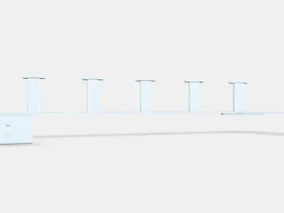 ENUDDEN Hanger for door Low-poly 3D model
