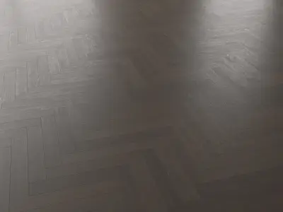 Parquet Oak Brooklyn Brushed set 2 3D model