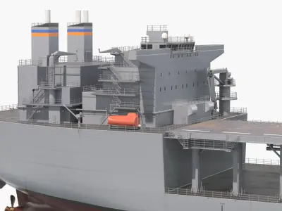  USS Lewis B Puller Expeditionary Mobile Base Simplified 