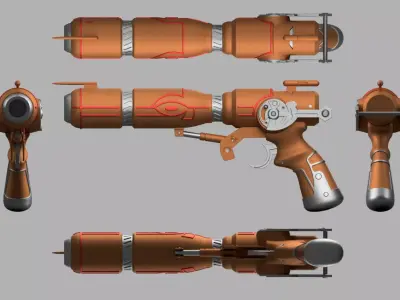 Outlaw Star Caster Print Kit 3D print model