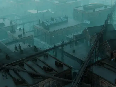 The Abandoned City 3D model