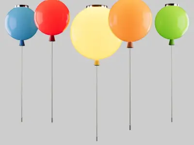 Chandelier for a childrens room Free 3D model