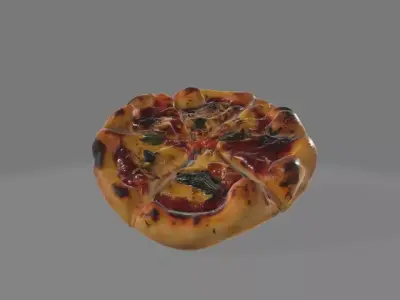 Pizza 3D print model