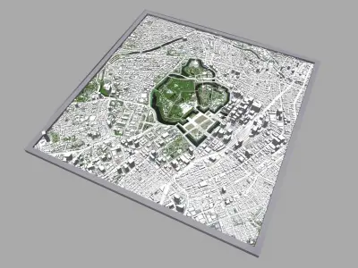 Cityscape Tokyo Japan 3D model