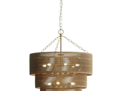Sorelle 10 Light Chandelier 3D model